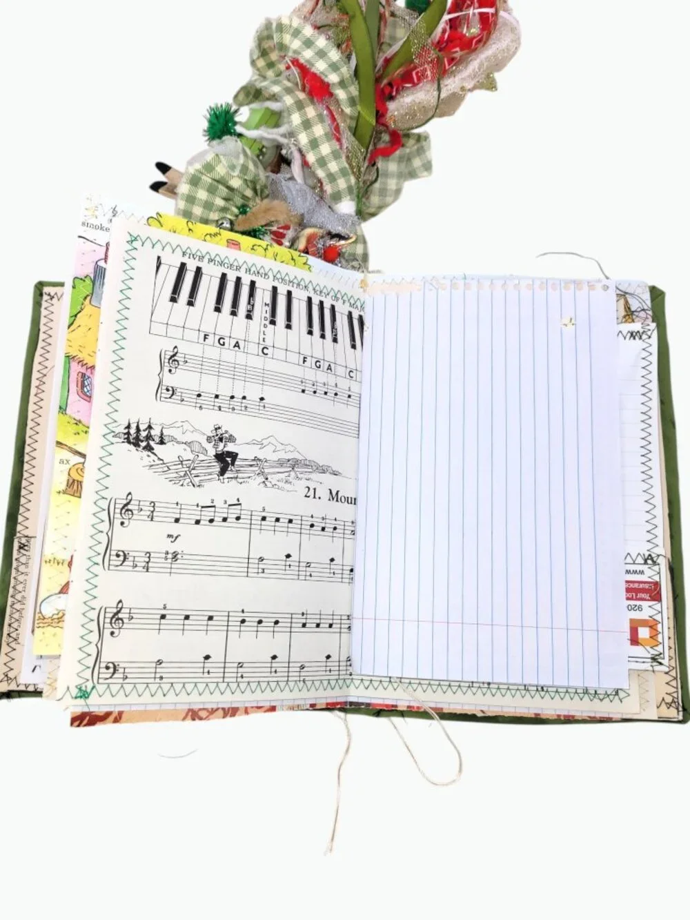 Christmas Junk Journal and Deluxe Kit • 133+ Embellishments • Ready to Decorate